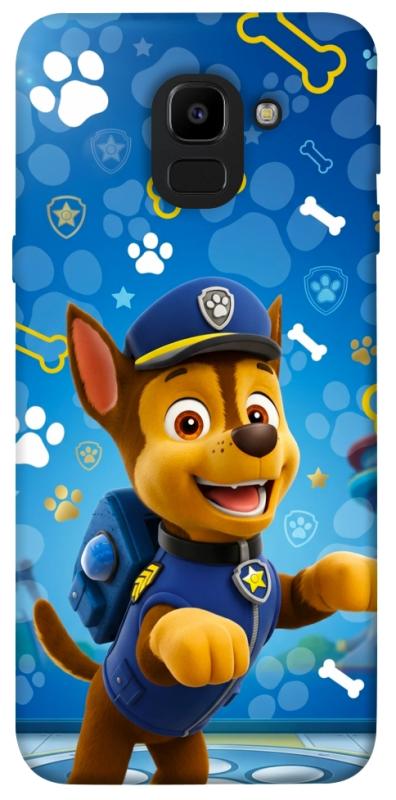 Чехол itsPrint Paw Patrol Chase для Samsung J600F Galaxy J6 (2018), детские, купить оптом с доставкой