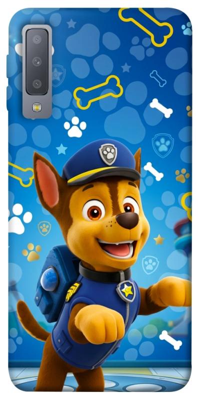Чехол itsPrint Paw Patrol Chase для Samsung A750 Galaxy A7 (2018), детские, купить оптом с доставкой