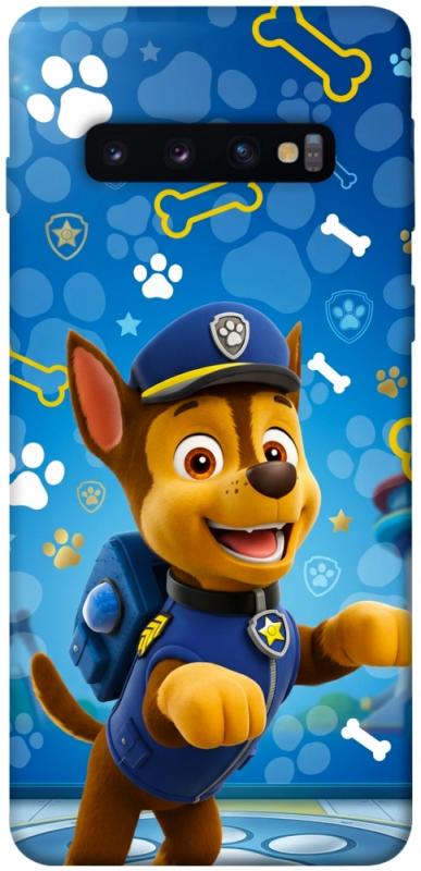 Чохол itsPrint Paw Patrol Chase для Samsung Galaxy S10, дитячі, купити оптом з доставкою