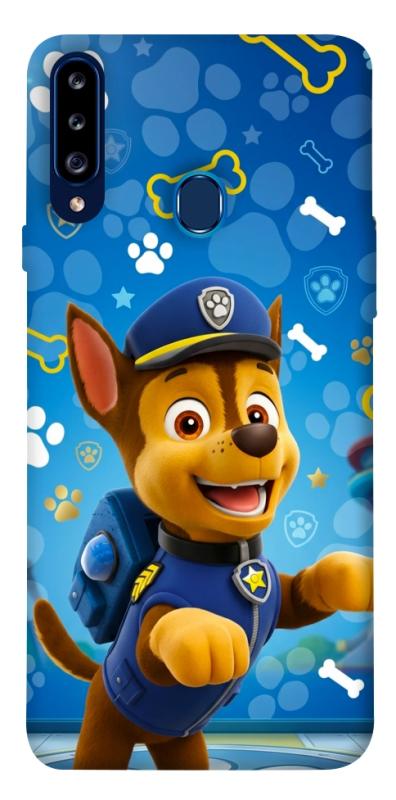 Чехол itsPrint Paw Patrol Chase для Samsung Galaxy A20s, детские, купить оптом с доставкой