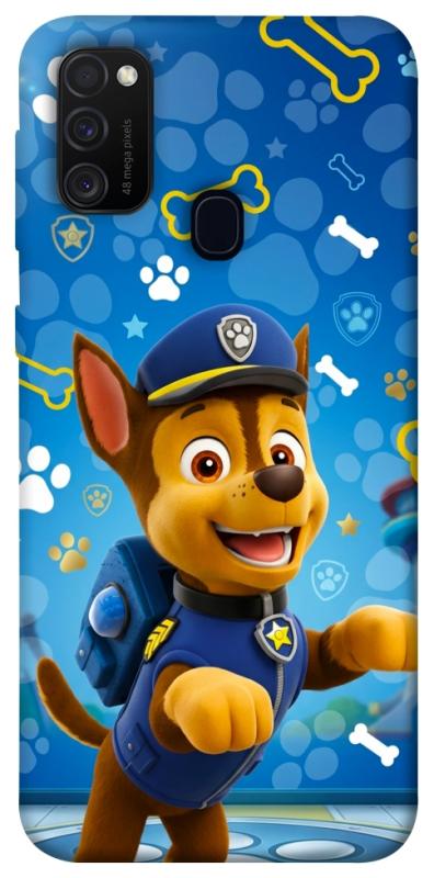 Чохол itsPrint Paw Patrol Chase для Samsung Galaxy M30s / M21, дитячі, купити оптом з доставкою
