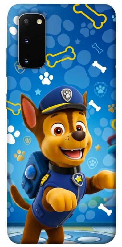 Чехол itsPrint Paw Patrol Chase для Samsung Galaxy S20, детские, купить оптом с доставкой