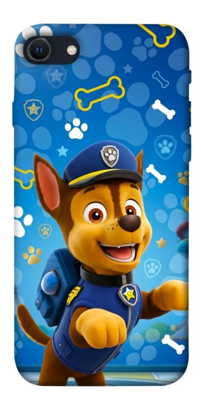 Чехол itsPrint Paw Patrol Chase для Apple iPhone SE (2020), детские, купить оптом с доставкой