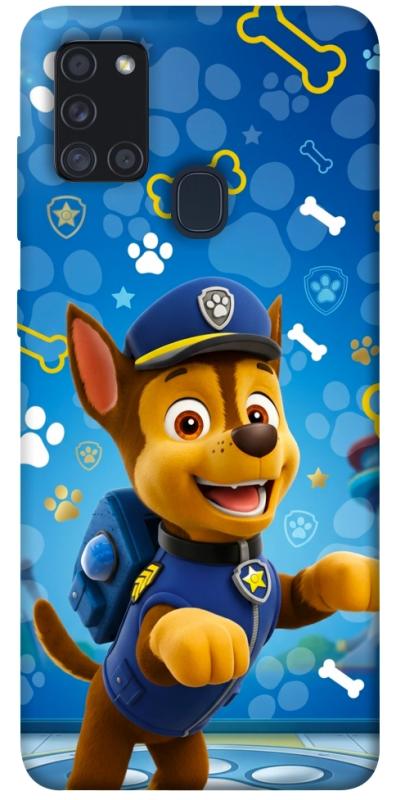 Чехол itsPrint Paw Patrol Chase для Samsung Galaxy A21s, детские, купить оптом с доставкой