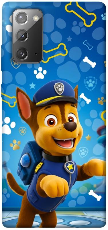 Чехол itsPrint Paw Patrol Chase для Samsung Galaxy Note 20, детские, купить оптом с доставкой
