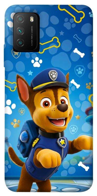 Чехол itsPrint Paw Patrol Chase для Xiaomi Poco M3, детские, купить оптом с доставкой