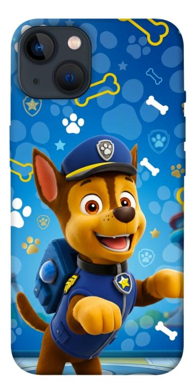 Чехол itsPrint Paw Patrol Chase для Apple iPhone 13 (6.1"), детские, купить оптом с доставкой