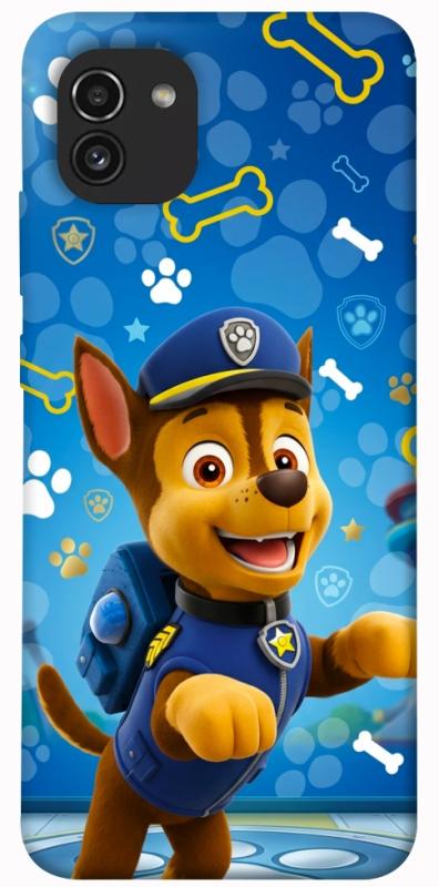 Чехол itsPrint Paw Patrol Chase для Samsung Galaxy A03, детские, купить оптом с доставкой