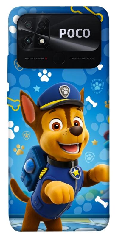 Чохол itsPrint Paw Patrol Chase для Xiaomi Poco C40, дитячі, купити оптом з доставкою