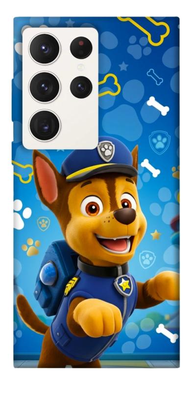 Чохол itsPrint Paw Patrol Chase для Samsung Galaxy S23 Ultra, дитячі, купити оптом з доставкою