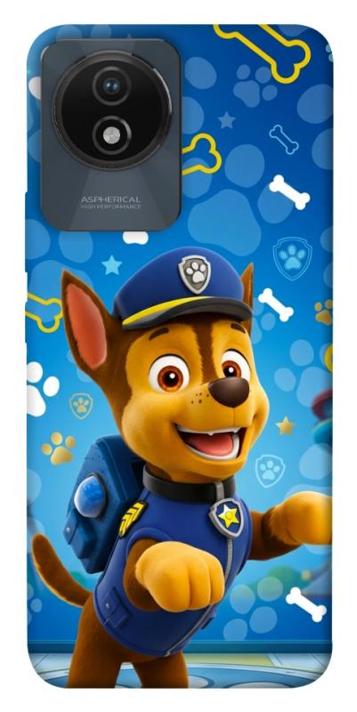 Чехол itsPrint Paw Patrol Chase для Vivo Y02, детские, купить оптом с доставкой
