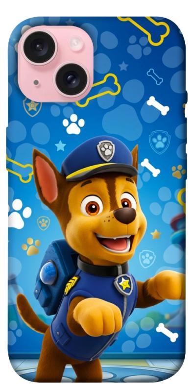 Чохол itsPrint Paw Patrol Chase для Apple iPhone 15 (6.1"), дитячі, купити оптом з доставкою