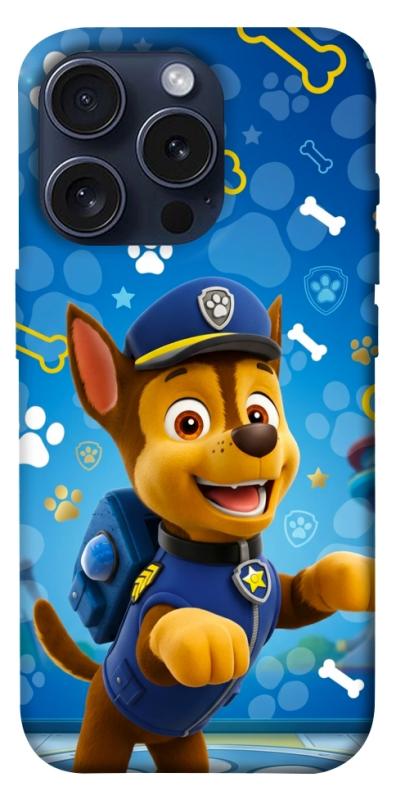 Чохол itsPrint Paw Patrol Chase для Apple iPhone 15 Pro (6.1"), дитячі, купити оптом з доставкою