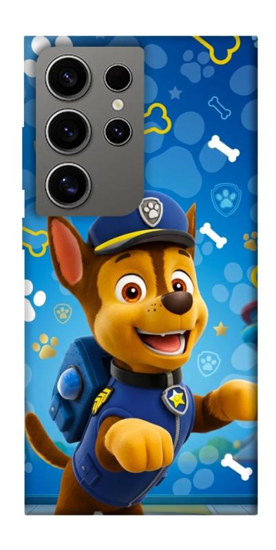 Чохол itsPrint Paw Patrol Chase для Samsung Galaxy S24 Ultra, дитячі, купити оптом з доставкою