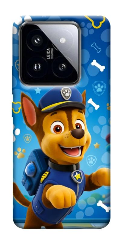 Чохол itsPrint Paw Patrol Chase для Xiaomi 14 Pro, дитячі, купити оптом з доставкою