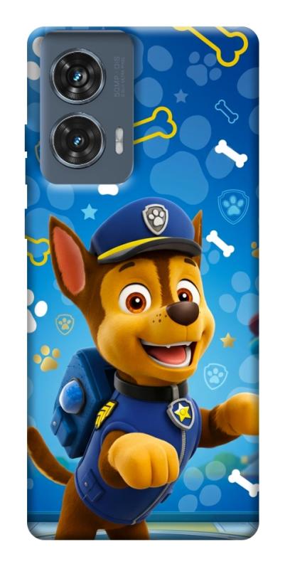 Чехол itsPrint Paw Patrol Chase для Motorola Edge 50 Fusion, детские, купить оптом с доставкой