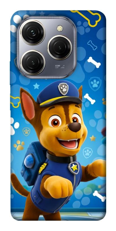 Чохол itsPrint Paw Patrol Chase для TECNO Spark 20 Pro, дитячі, купити оптом з доставкою