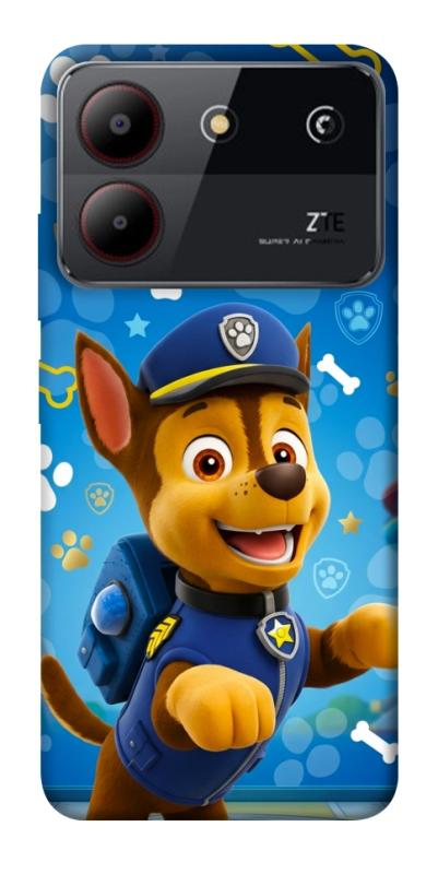 Чехол itsPrint Paw Patrol Chase для ZTE Blade A54 4G, детские, купить оптом с доставкой