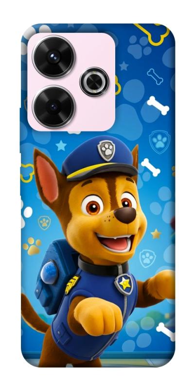 Чехол itsPrint Paw Patrol Chase для Xiaomi Redmi 13 4G / Poco M6 4G, детские, купить оптом с доставкой