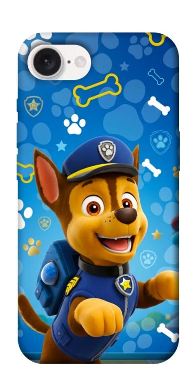 Чохол itsPrint Paw Patrol Chase для Apple iPhone 16e (6.1"), дитячі, купити оптом з доставкою