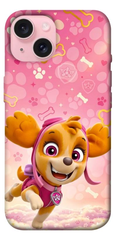 Чохол itsPrint Paw Patrol Skye для Apple iPhone 15 (6.1"), дитячі, купити оптом з доставкою