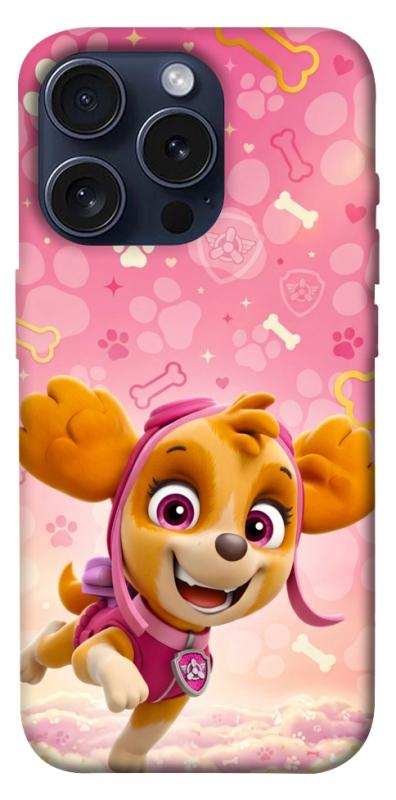 Чехол itsPrint Paw Patrol Skye для Apple iPhone 15 Pro (6.1"), детские, купить оптом с доставкой