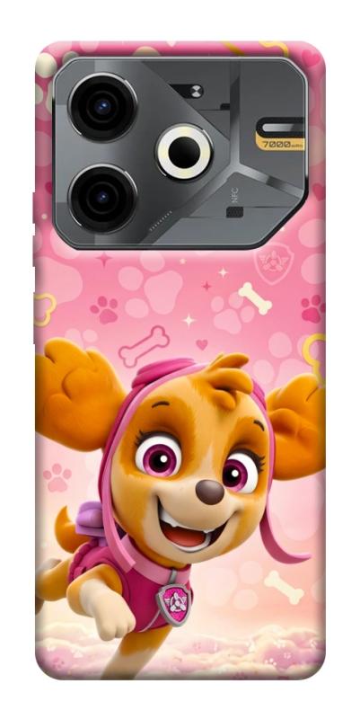 Чехол itsPrint Paw Patrol Skye для TECNO Pova 6 Neo (LI6), детские, купить оптом с доставкой