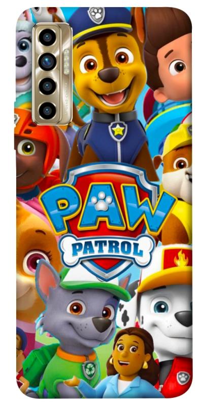 Чохол itsPrint Paw Patrol для TECNO Camon 17P, дитячі, купити оптом з доставкою