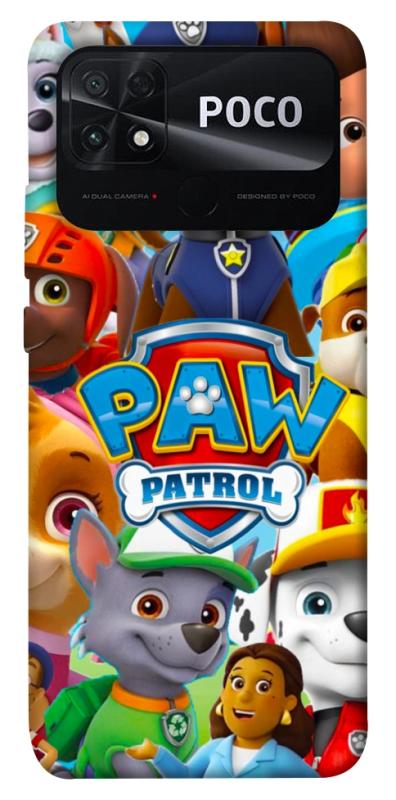 Чехол itsPrint Paw Patrol для Xiaomi Poco C40, детские, купить оптом с доставкой