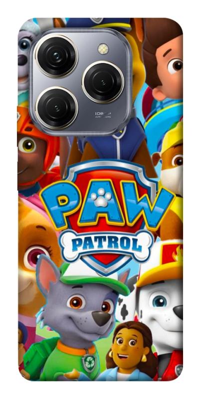 Чохол itsPrint Paw Patrol для TECNO Spark 20 Pro, дитячі, купити оптом з доставкою
