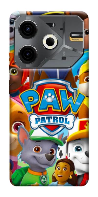 Чехол itsPrint Paw Patrol для TECNO Pova 6 Neo (LI6), детские, купить оптом с доставкой