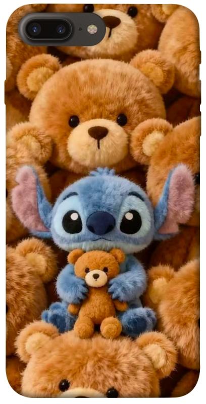 Чехол itsPrint Stitch teddy bears для Apple iPhone 7 plus / 8 plus (5.5"), детские, купить оптом с доставкой