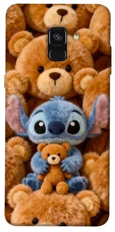 Чохол itsPrint Stitch teddy bears для Samsung A530 Galaxy A8 (2018), дитячі, купити оптом з доставкою