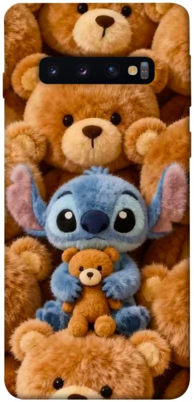 Чехол itsPrint Stitch teddy bears для Samsung Galaxy S10, детские, купить оптом с доставкой