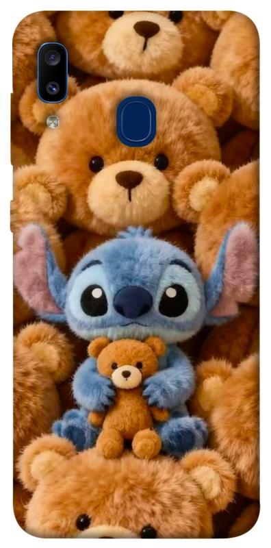 Чохол itsPrint Stitch teddy bears для Samsung Galaxy A20 / A30, дитячі, купити оптом з доставкою