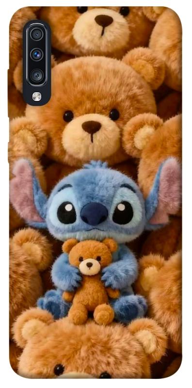 Чохол itsPrint Stitch teddy bears для Samsung Galaxy A70 (A705F), дитячі, купити оптом з доставкою