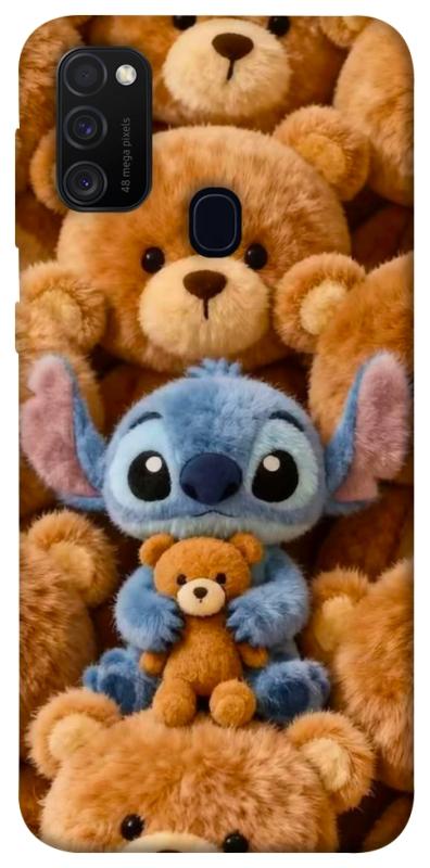 Чохол itsPrint Stitch teddy bears для Samsung Galaxy M30s / M21, дитячі, купити оптом з доставкою