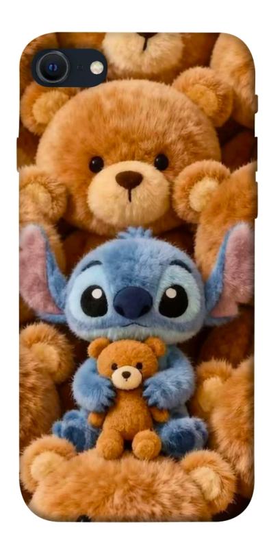 Чехол itsPrint Stitch teddy bears для Apple iPhone SE (2020), детские, купить оптом с доставкой