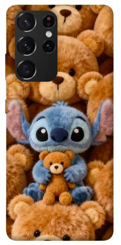 Чехол itsPrint Stitch teddy bears для Samsung Galaxy S21 Ultra, детские, купить оптом с доставкой
