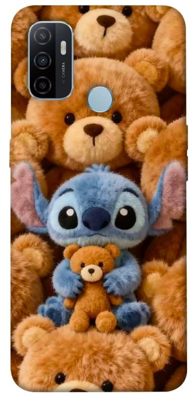 Чохол itsPrint Stitch teddy bears для Oppo A53 / A32 / A33, дитячі, купити оптом з доставкою