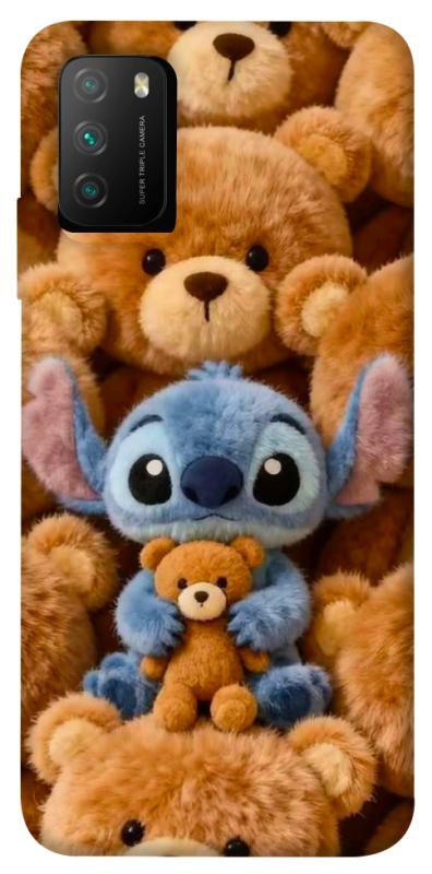 Чохол itsPrint Stitch teddy bears для Xiaomi Poco M3, дитячі, купити оптом з доставкою
