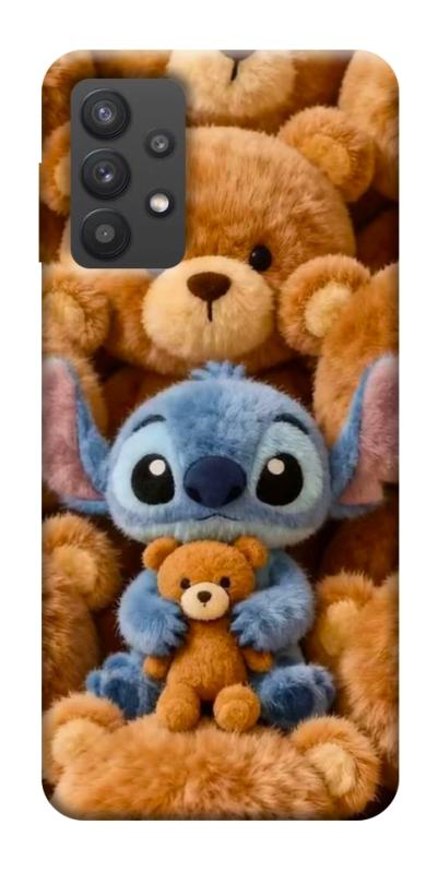 Чохол itsPrint Stitch teddy bears для Samsung Galaxy A32 (A326B) 5G, дитячі, купити оптом з доставкою