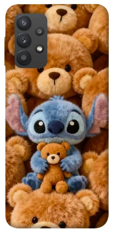 Чохол itsPrint Stitch teddy bears для Samsung Galaxy A32 (A325F) 4G, дитячі, купити оптом з доставкою