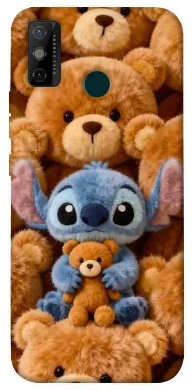 Чохол itsPrint Stitch teddy bears для TECNO Spark 6 Go, дитячі, купити оптом з доставкою