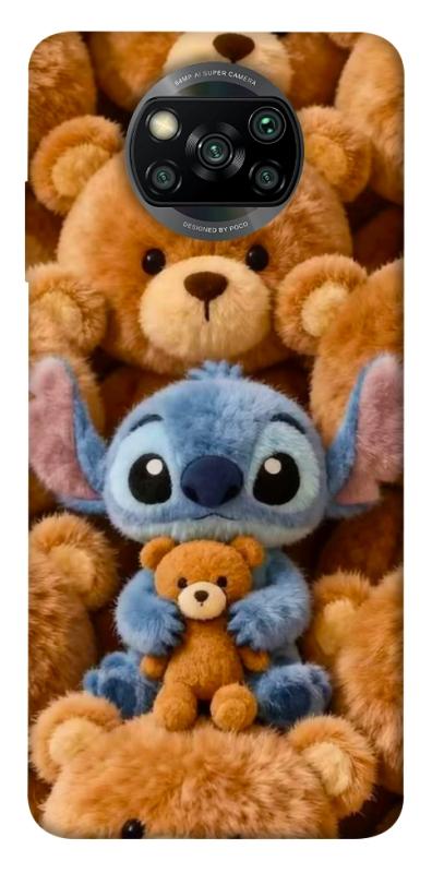 Чехол itsPrint Stitch teddy bears для Xiaomi Poco X3 NFC / Poco X3 Pro, детские, купить оптом с доставкой