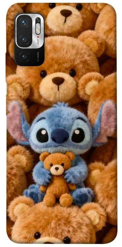 Чехол itsPrint Stitch teddy bears для Xiaomi Redmi Note 10 5G, детские, купить оптом с доставкой