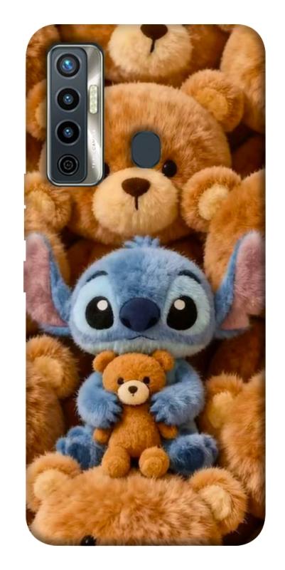 Чохол itsPrint Stitch teddy bears для TECNO Camon 17 Pro, дитячі, купити оптом з доставкою