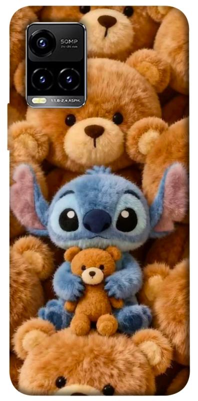 Чохол itsPrint Stitch teddy bears для Vivo Y21 / Y33s, дитячі, купити оптом з доставкою