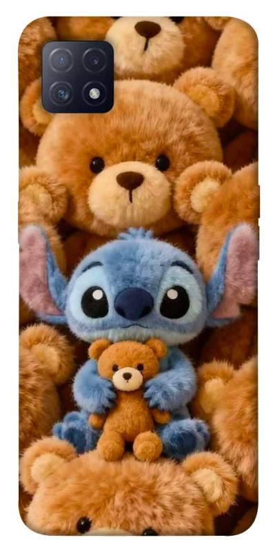 Чохол itsPrint Stitch teddy bears для Oppo A72 5G / A73 5G, дитячі, купити оптом з доставкою