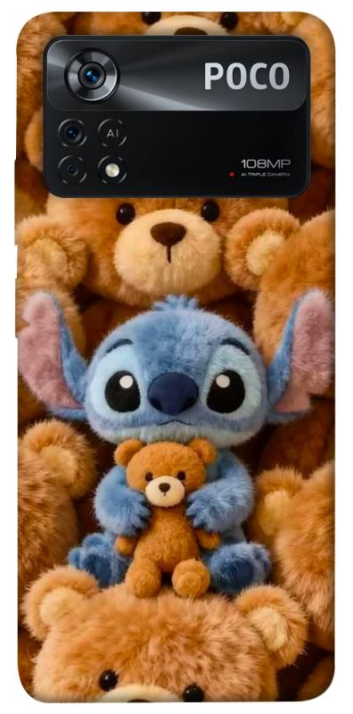 Чехол itsPrint Stitch teddy bears для Xiaomi Poco X4 Pro 5G, детские, купить оптом с доставкой